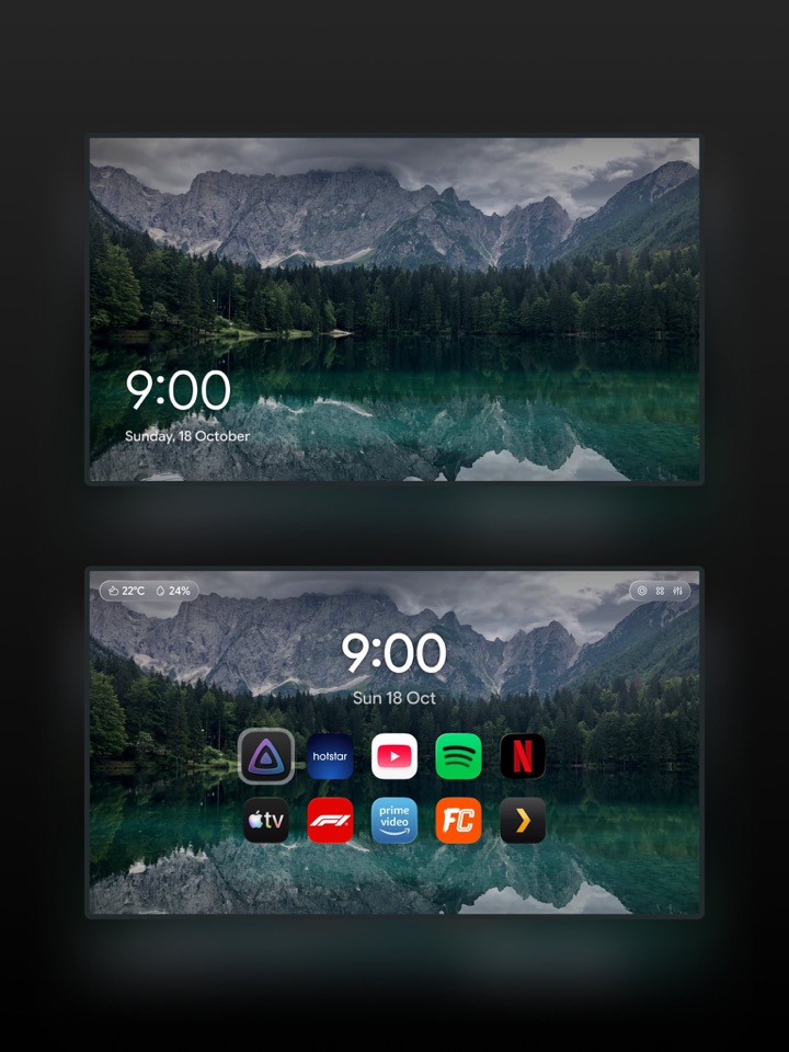 Before and after on Xiaomi, umbrelOS look