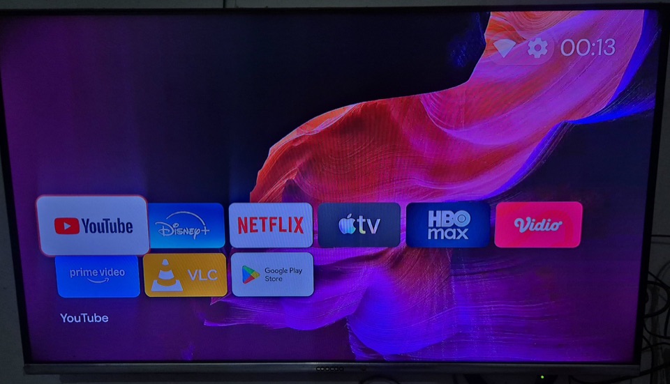 Before and after on 2019 Android TV