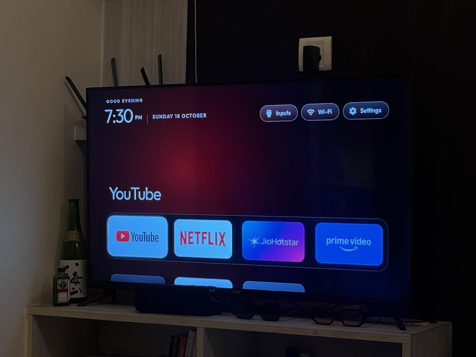 Before and after on Google TV