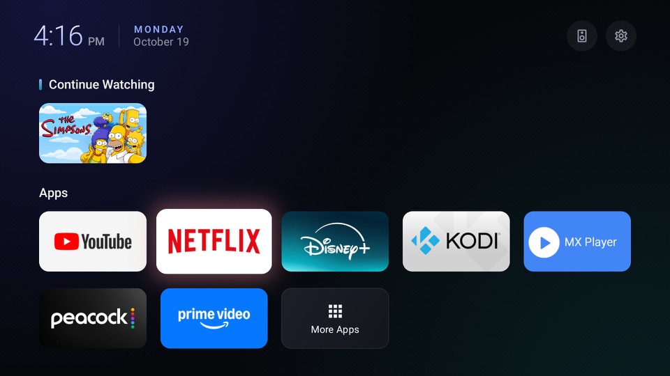 Before and after on Own launcher, Google TV Streamer