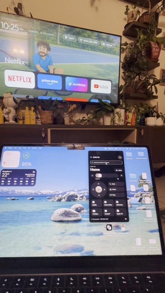 Before and after on Acer TV, one search